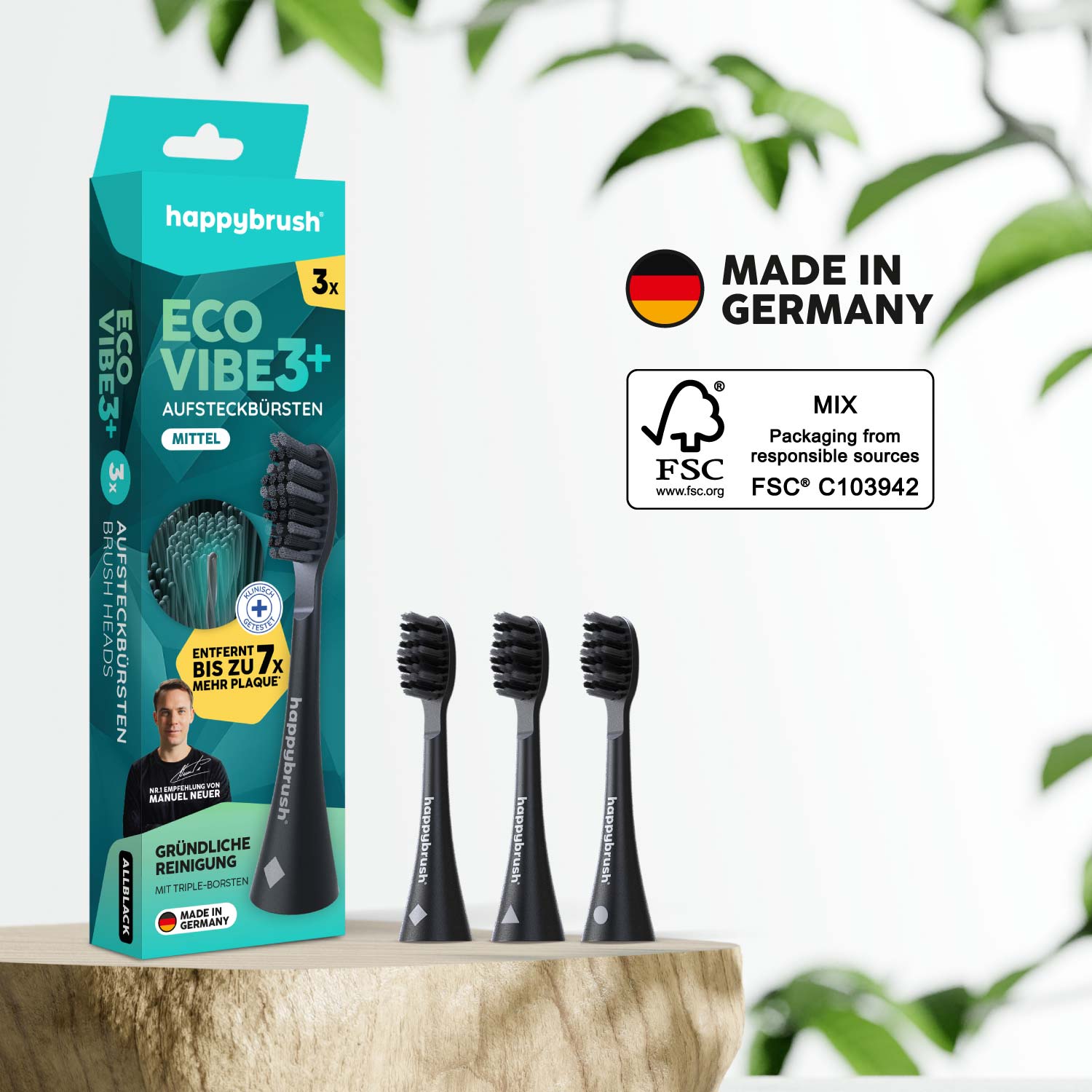 happybrush-aufsteckb-rsten-eco-vibe-3-allblack-triple-borsten image 6