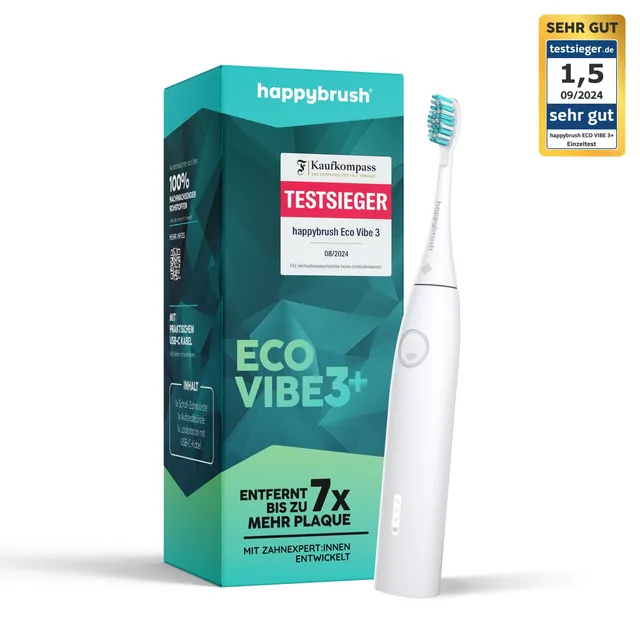 happybrush-eco-vibe-3-schallzahnb-rste-allwhite image 1