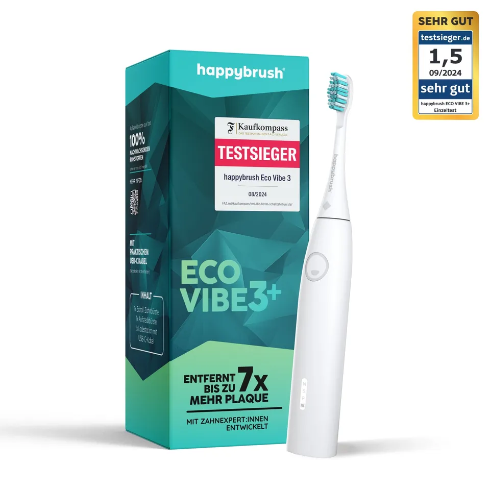 happybrush-eco-vibe-3-schallzahnb-rste-allwhite image 1