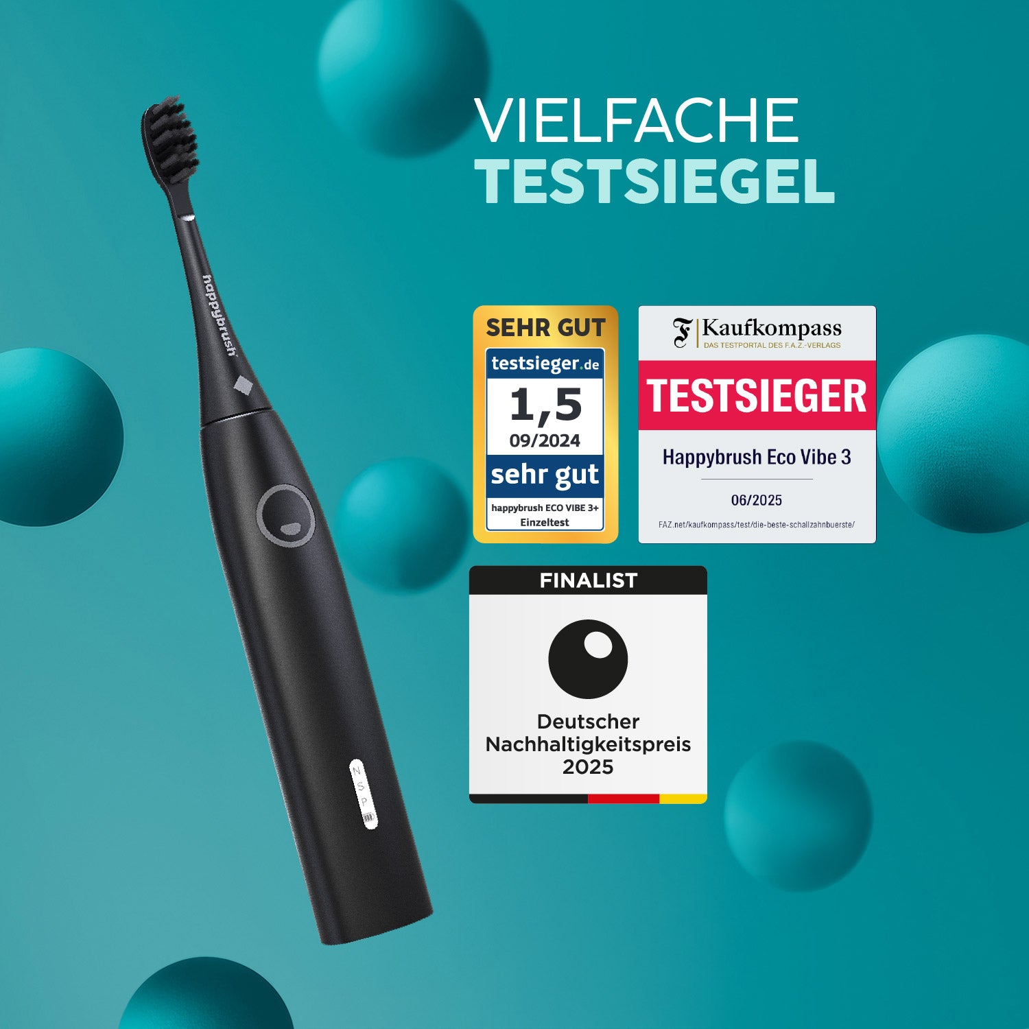 happybrush-performance-set-eco-vibe-3-schallzahnb-rste-eco-flow-munddusche image 2