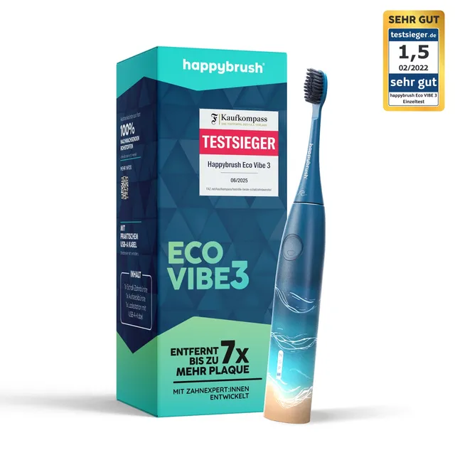 happybrush-eco-vibe-3-ocean-schallzahnb-rste image 1