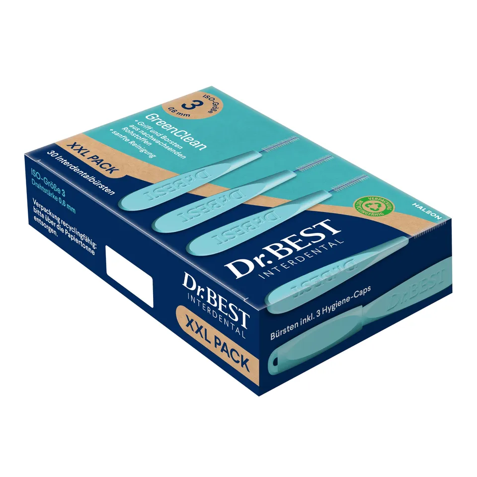 dr-best-greenclean-interdental-size-3-bigpack-interdentalb-rsten-30-st-ck image 1