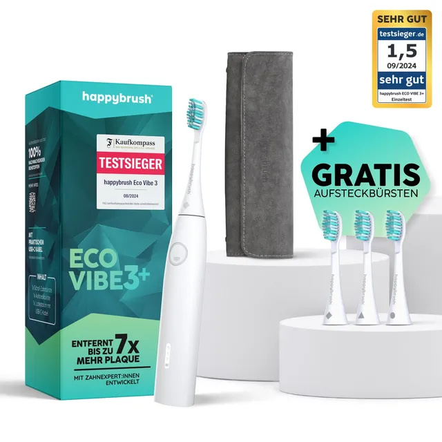 happybrush-schallzahnb-rste-eco-vibe-3-allwhite-made-in-germany image 1
