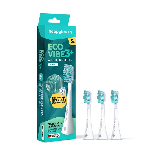 happybrush-eco-vibe-3-aufsteckb-rsten-white-mint image 1