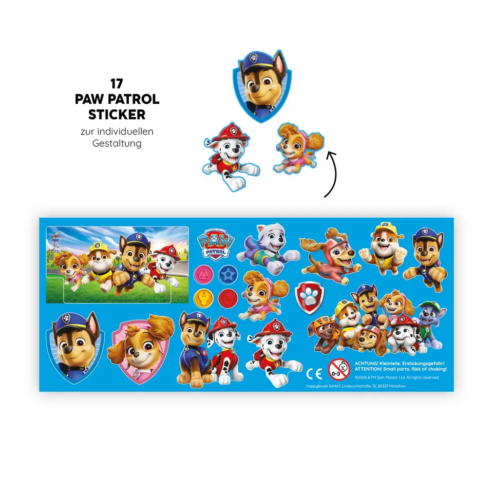happybrush-paw-patrol-stickerbogen-f-r-eco-vibe-kids image 1