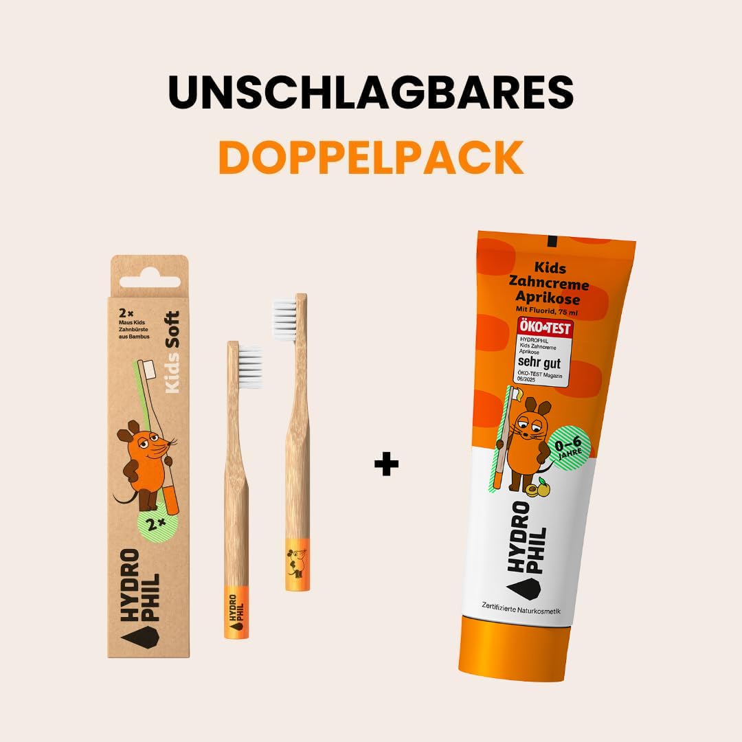 hydrophil-kinder-zahncreme-aprikose-4er-pack-mit-fluorid-1000-ppm image 6