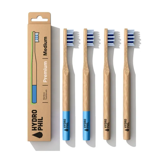 hydrophil-premium-bambuszahnb-rste-medium-4er-pack image 1