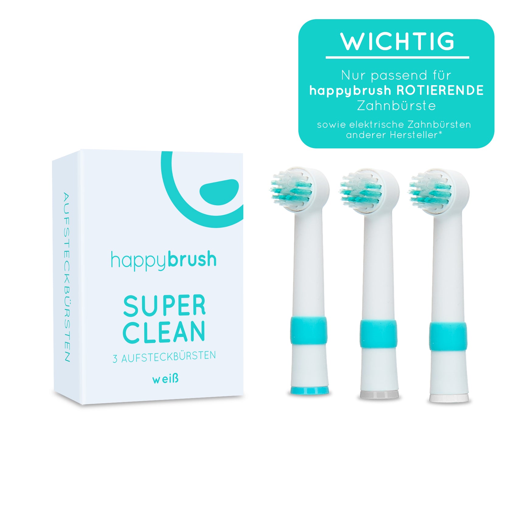happybrush-aufsteckb-rsten-eco-r2-white-3er-rotierend-mit-aktivkohle image 2