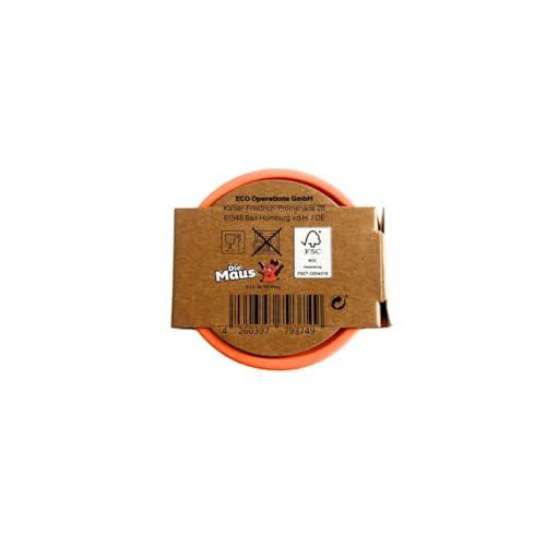 hydrophil-zahnputzbecher-kinder-2x-set-maus-orange-arboblend image 6
