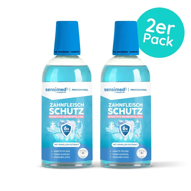 happybrush-sensimed-mundsp-lung-zahnfleischschutz-2x500ml image 1