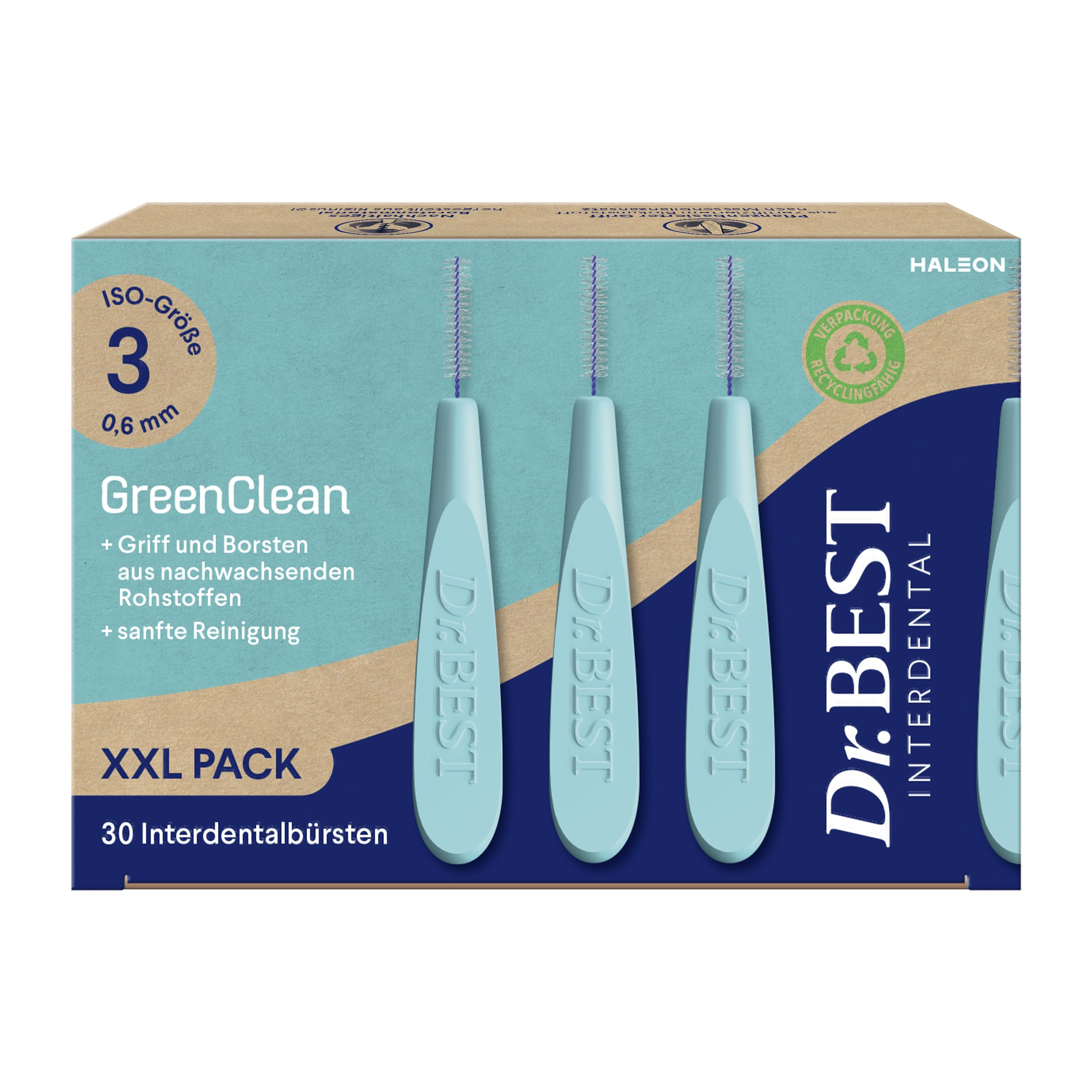 dr-best-greenclean-interdental-size-3-bigpack-interdentalb-rsten-30-st-ck image 5
