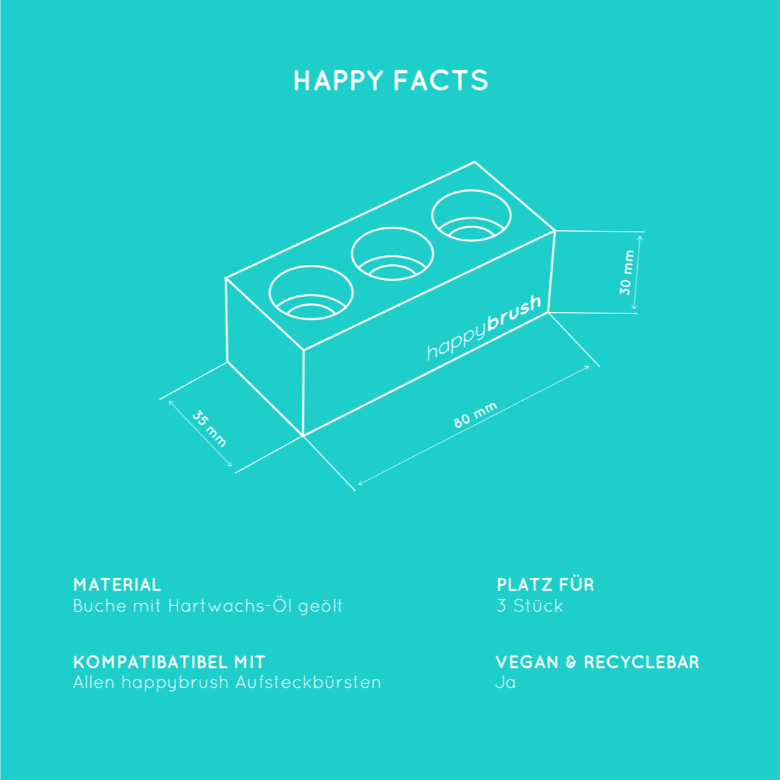 happybrush-cube-halterung-f-r-aufsteckb-rsten-buche image 5