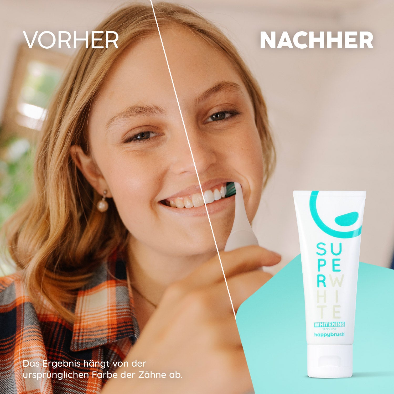 happybrush-superwhite-sensitive-whitening-zahnpasta-75-ml image 7