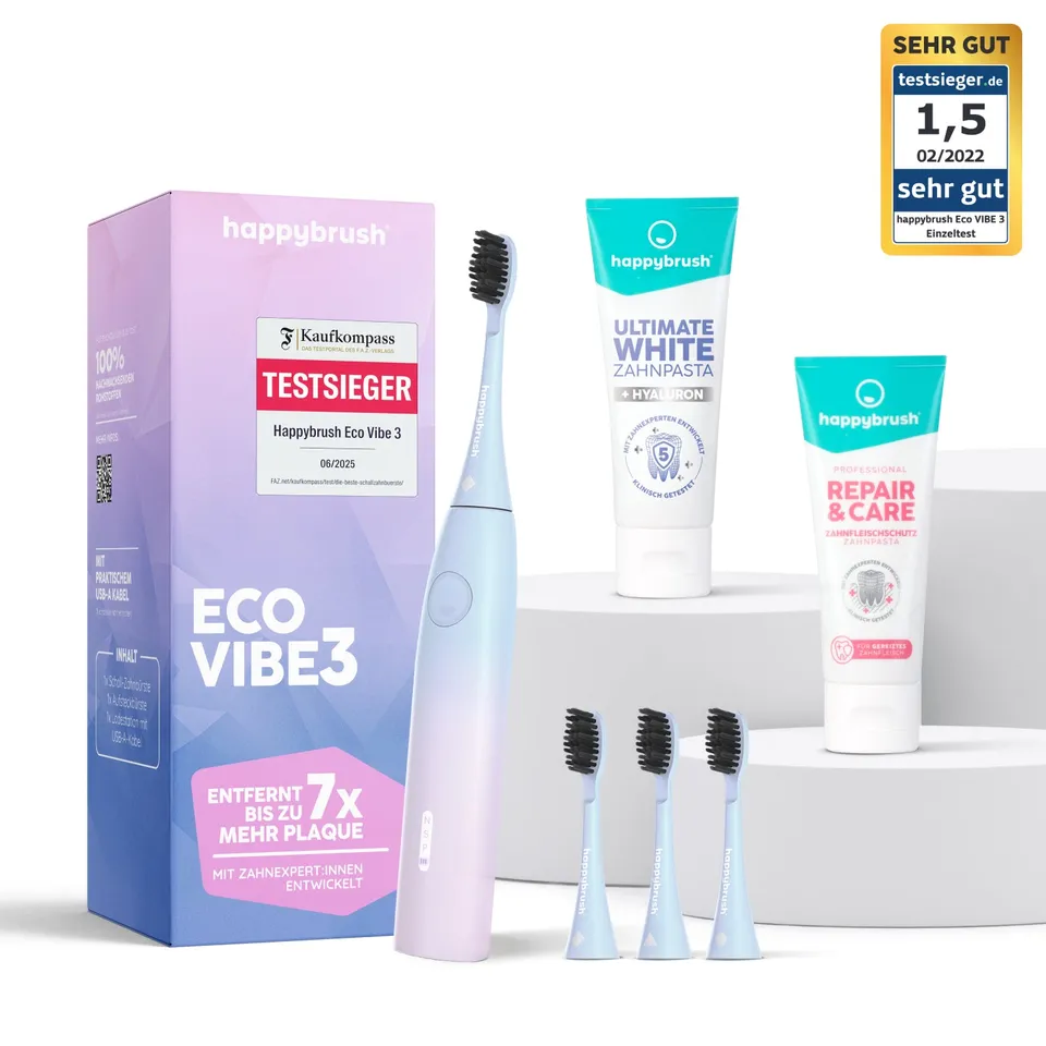happybrush-eco-vibe-3-influencer-set-sunrise-schallzahnb-rste image 1