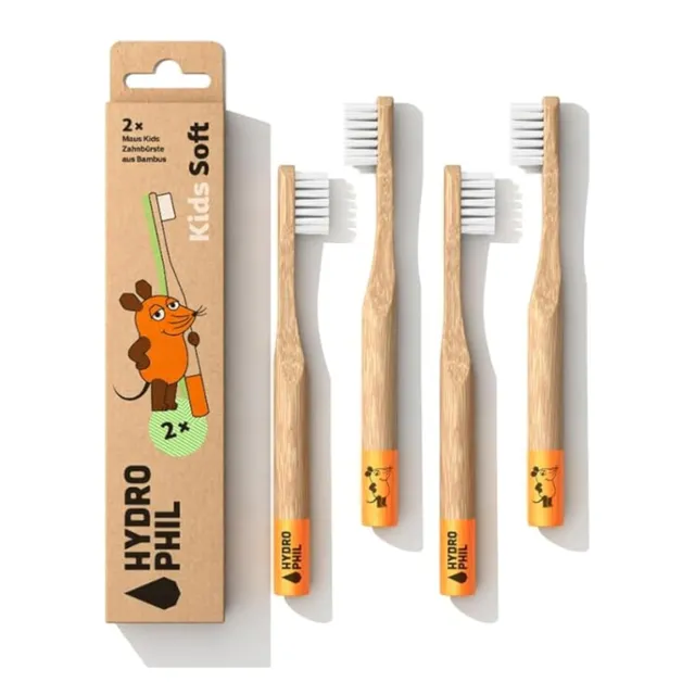 hydrophil-kinderzahnb-rste-bambus-die-maus-4er-pack-extra-weich-ab-3-jahren image 1