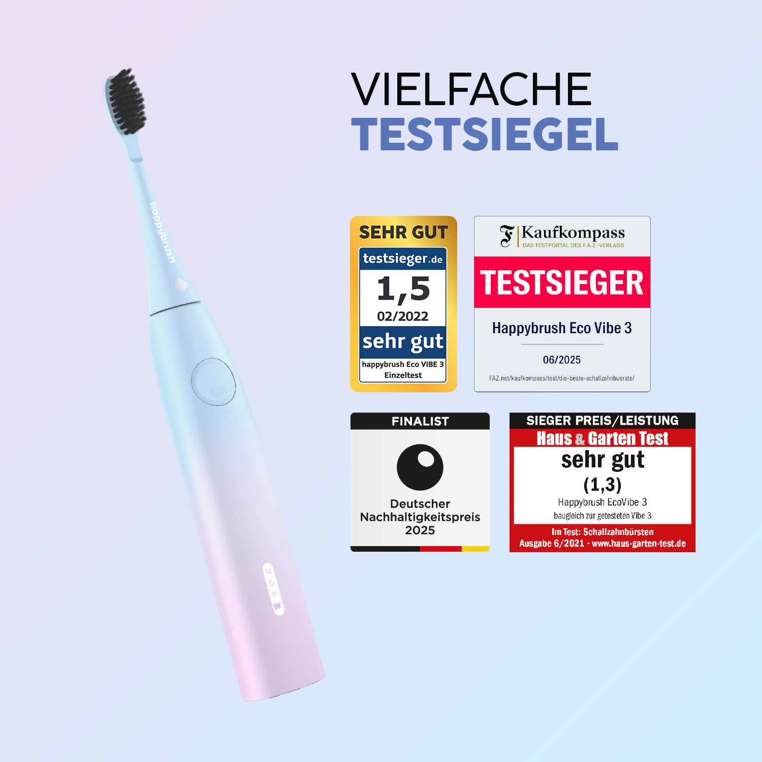 happybrush-eco-vibe-3-sunrise-schallzahnb-rste image 2