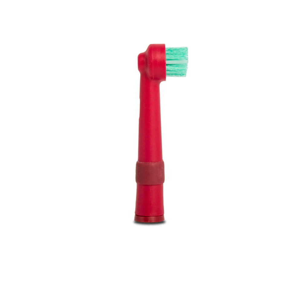 happybrush-eco-r2-aufsteckb-rsten-rot-3er-rotierend image 2