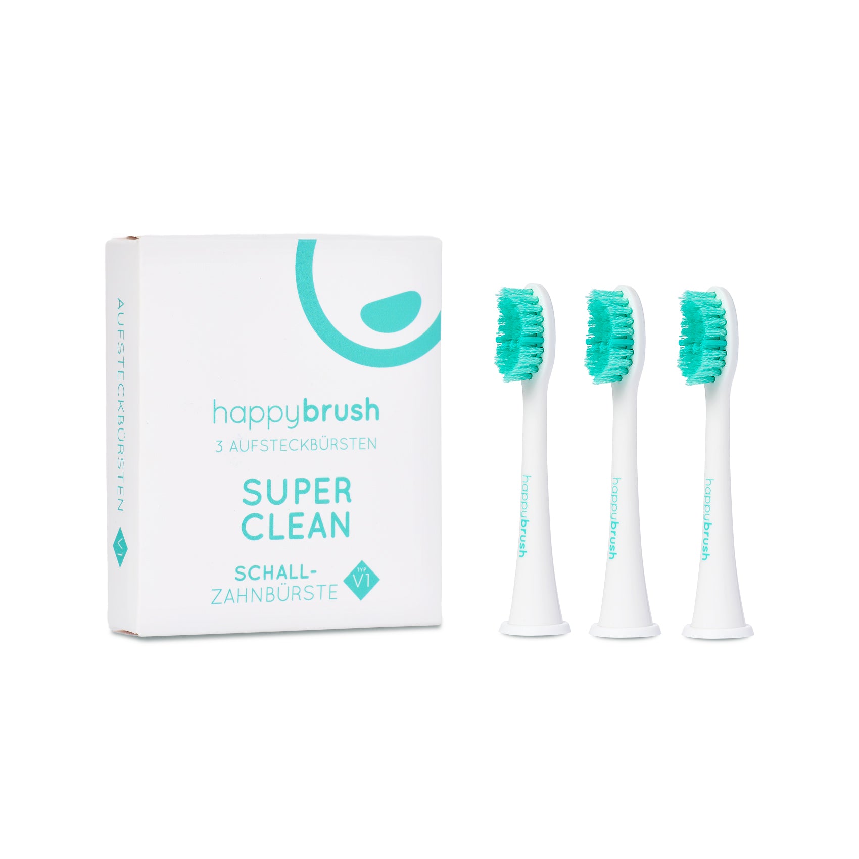 happybrush-aufsteckb-rsten-vibe-1-white-refill-set image 2