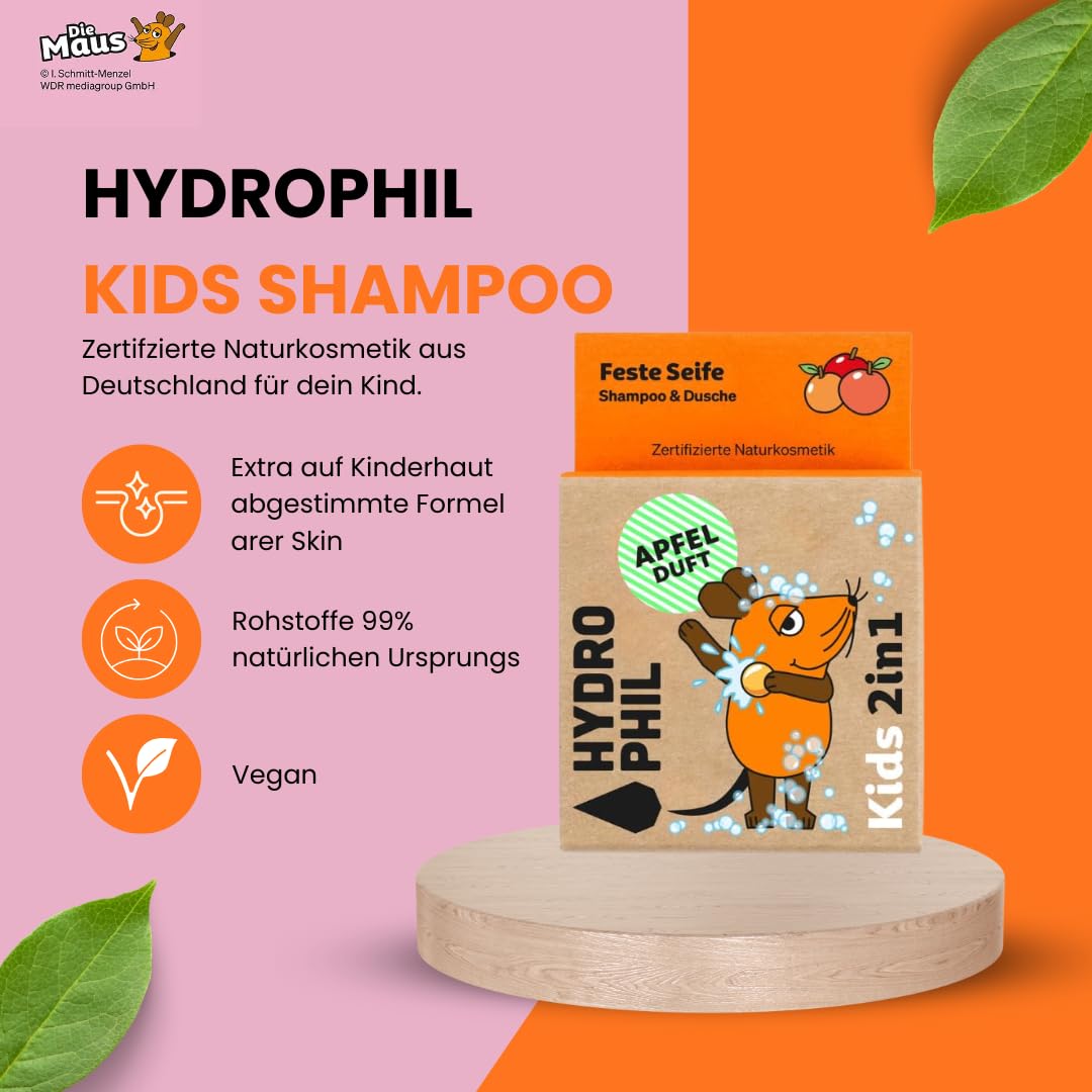 hydrophil-festes-kinder-shampoo-dusche-apfel-60g image 3