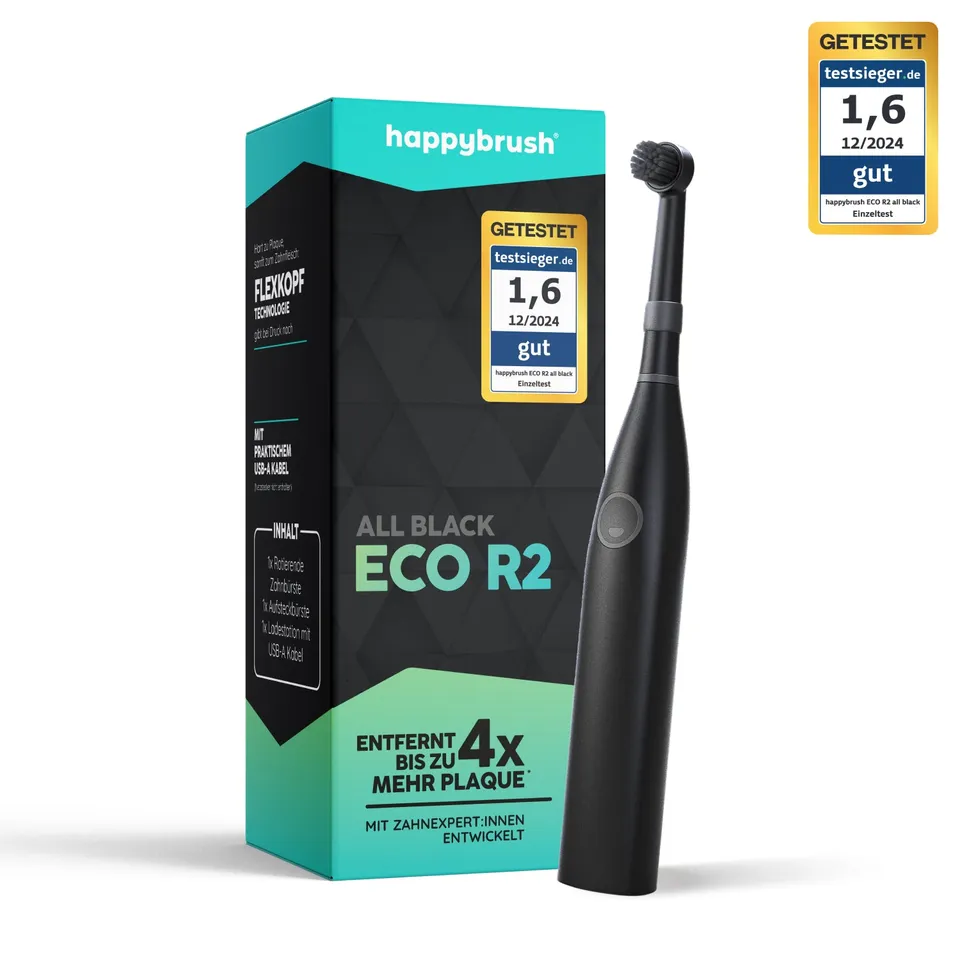 happybrush-eco-r2-elektrische-zahnb-rste-allblack image 1